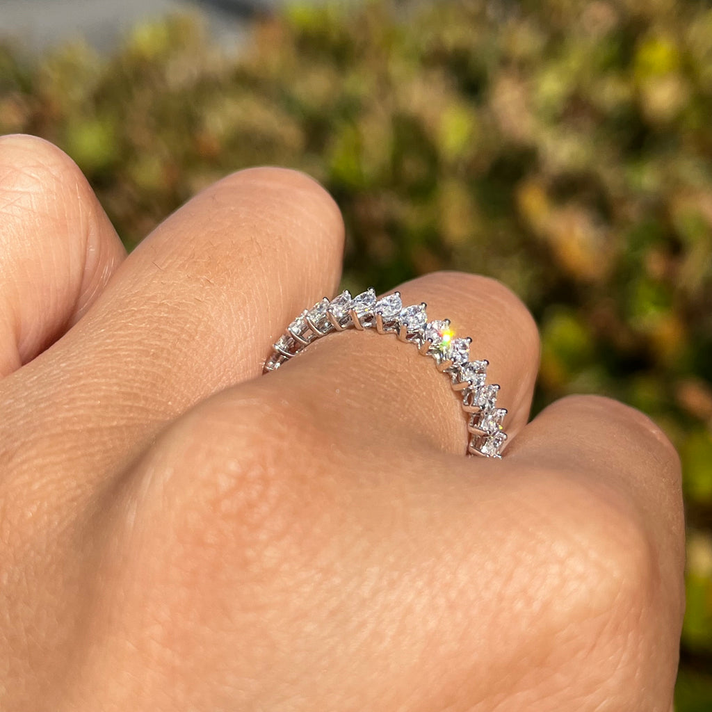 4mm Marquise Diamond Eternity Band