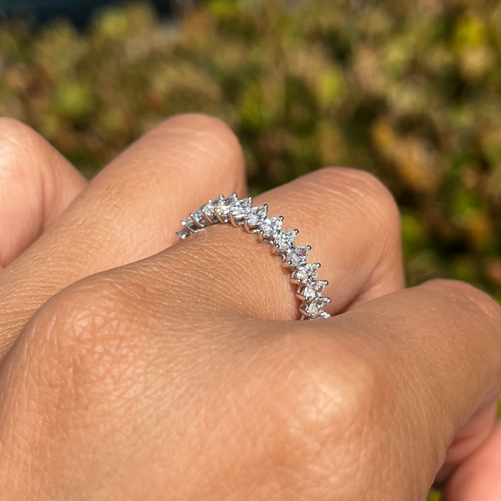 4mm Marquise Diamond Eternity Band