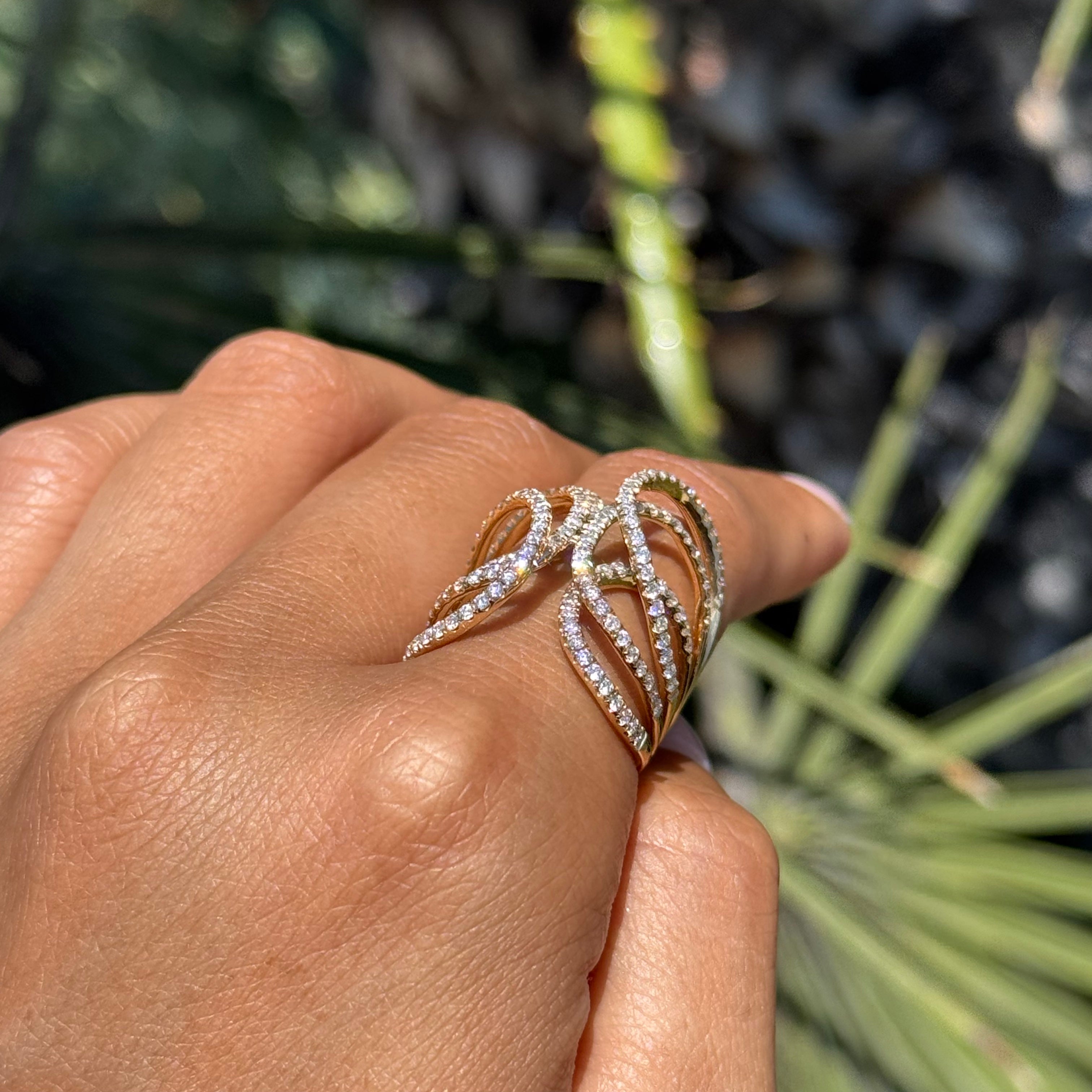 Open Petal Weave Band