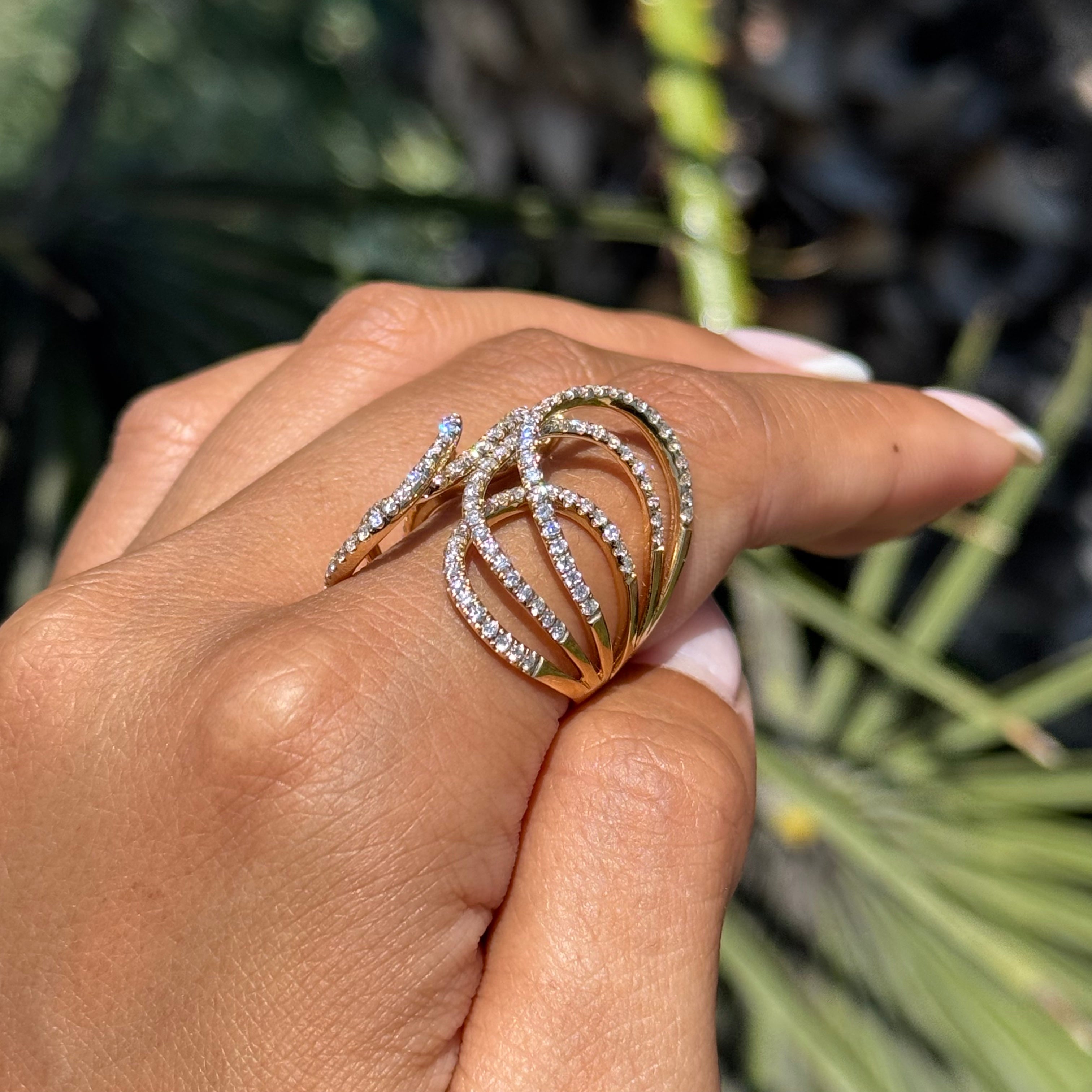 Open Petal Weave Band