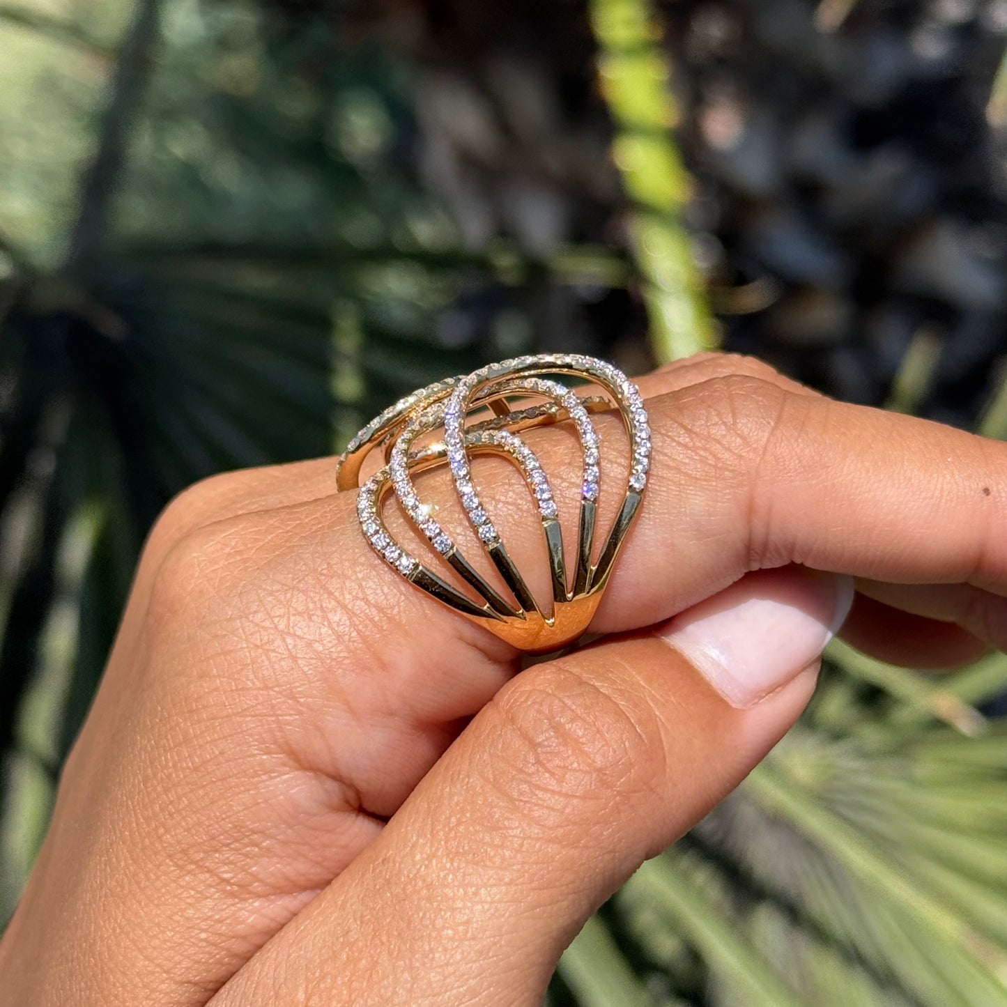 Open Petal Weave Band