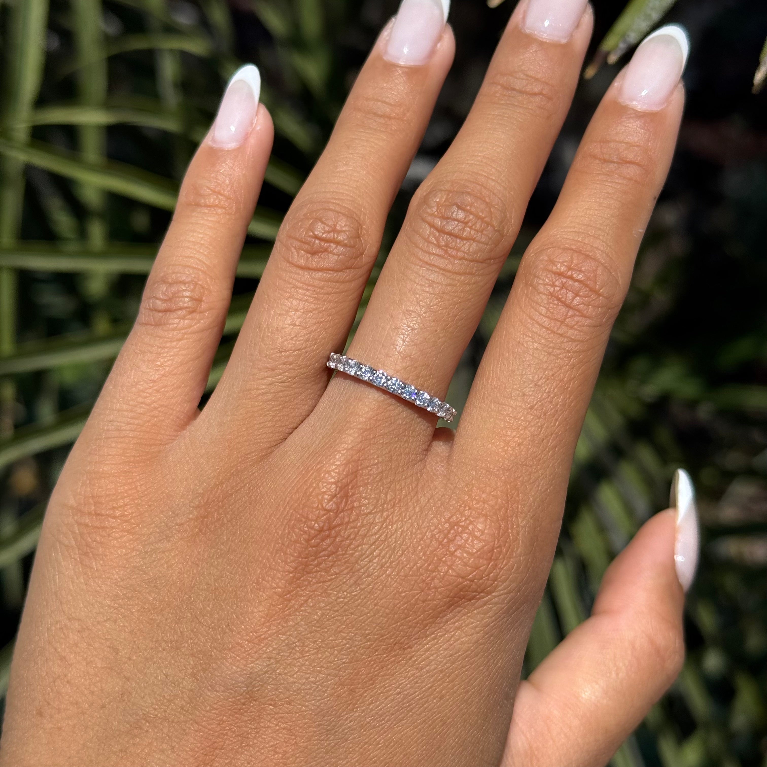 Lab Grown 2.5mm Wedding Eternity Band