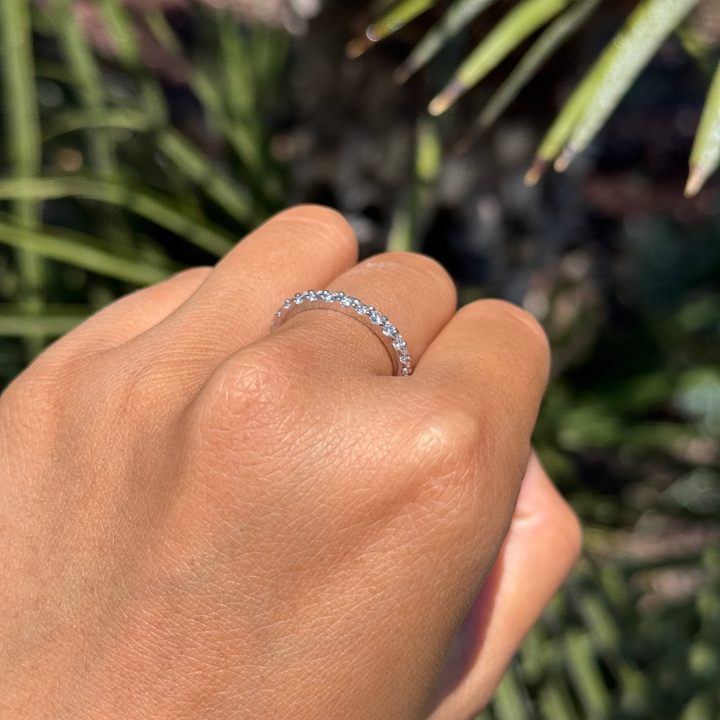 Lab Grown 2.5mm Wedding Eternity Band