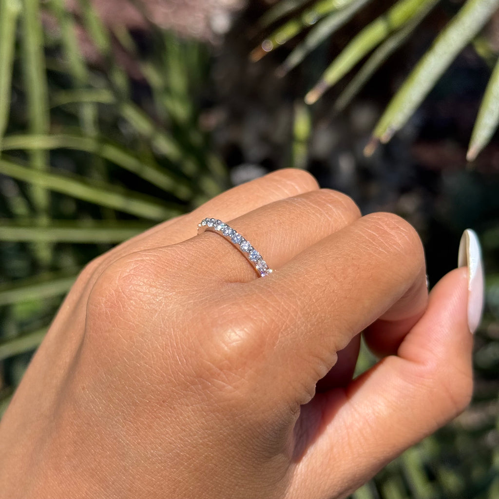 Lab Grown 2.5mm Wedding Eternity Band