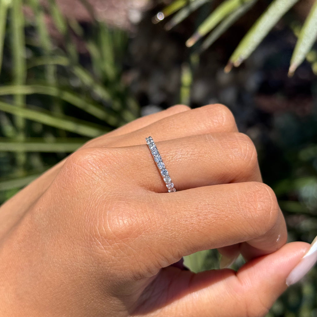 Lab Grown 2.5mm Wedding Eternity Band