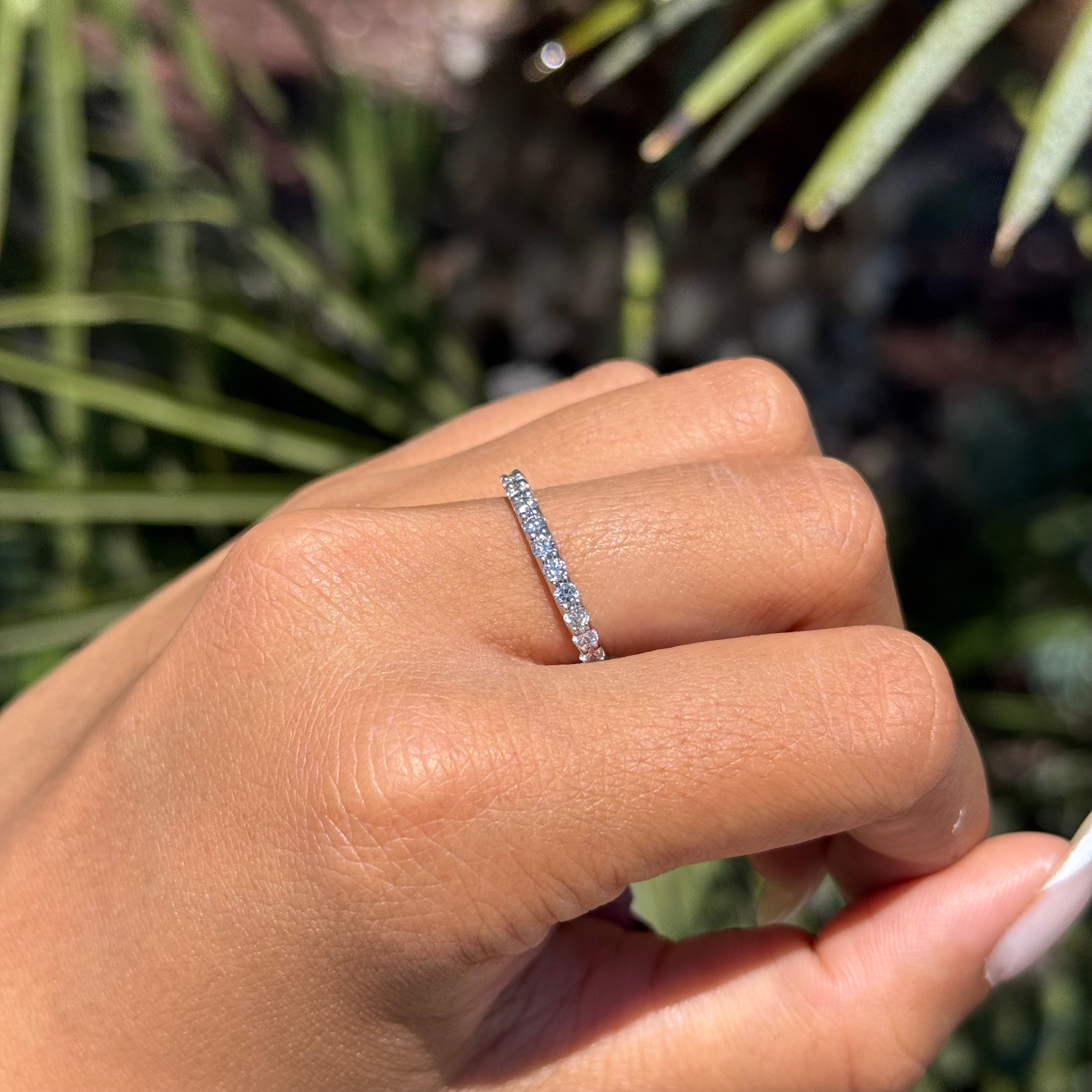 Lab Grown 2.5mm Wedding Eternity Band