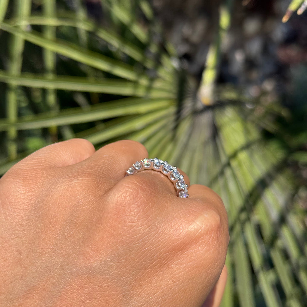 4mm 1/2 Diamond Wedding Band