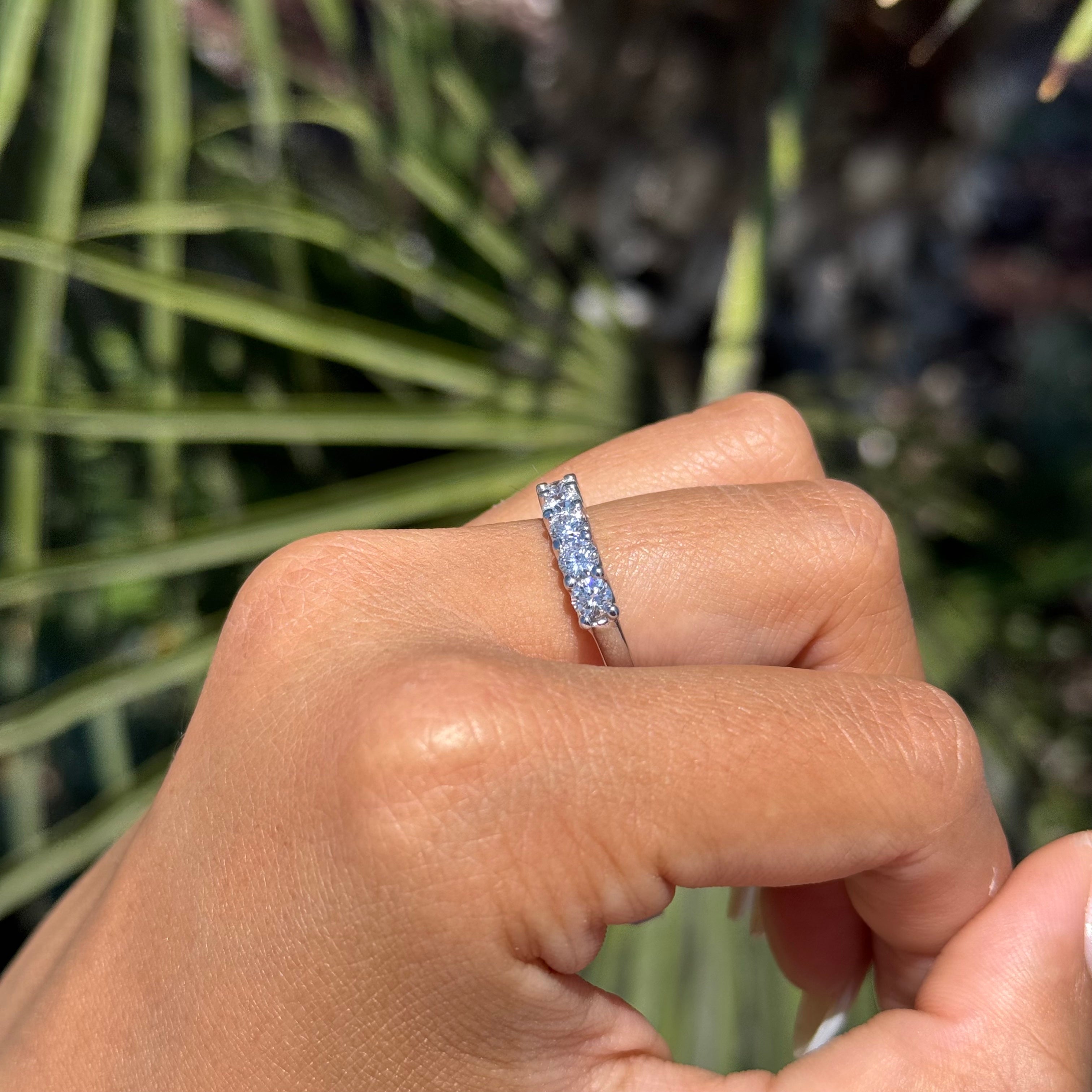 4mm 1/2 Diamond Wedding Band