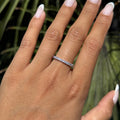 2mm 3/4 Diamond Wedding Band
