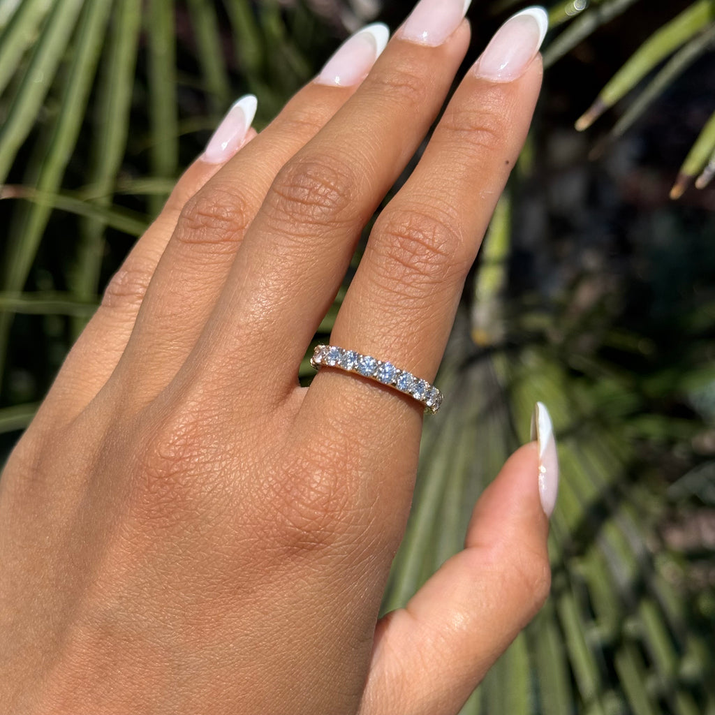 Lab Grown 3.5mm Wedding Eternity Band