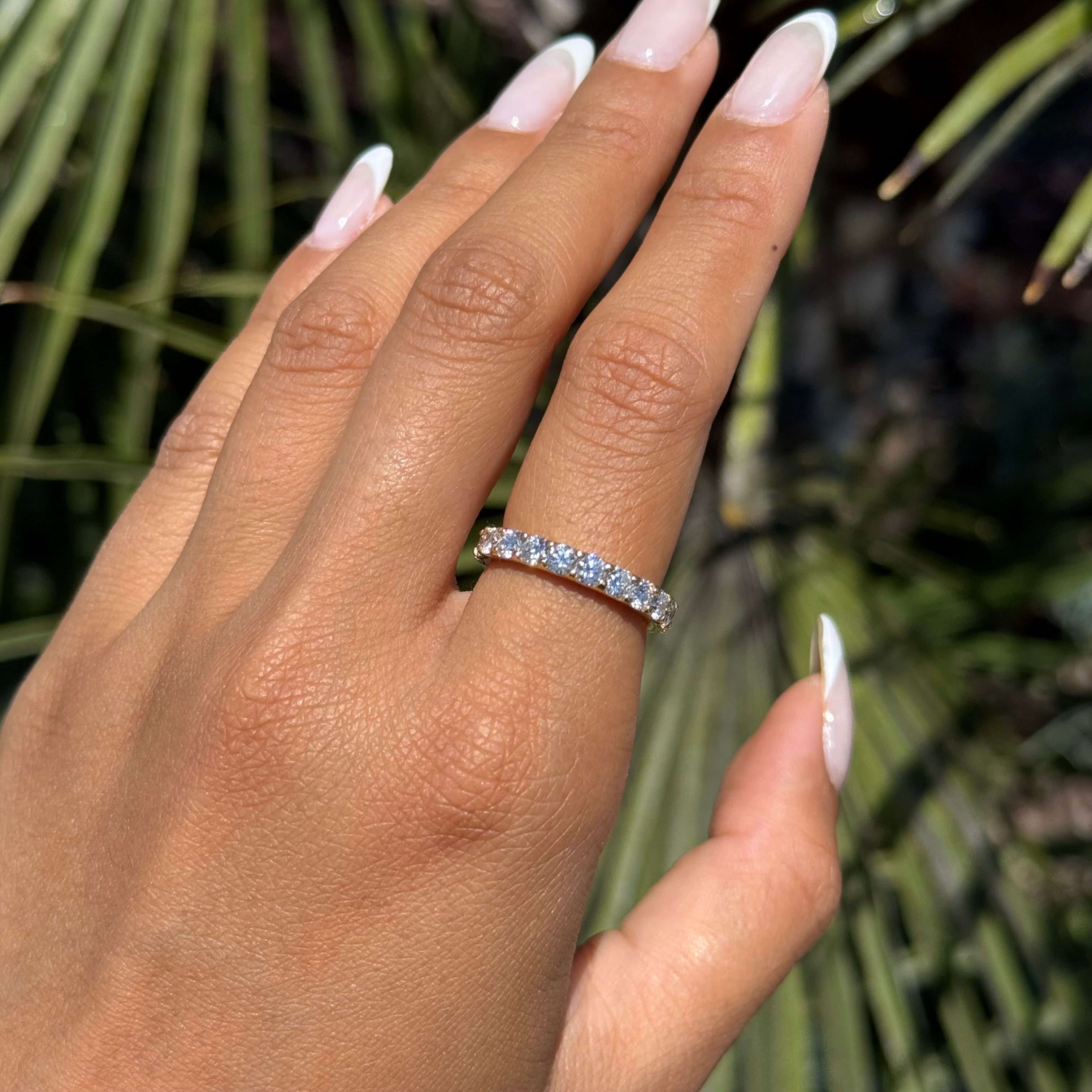 Lab Grown 3.5mm Wedding Eternity Band