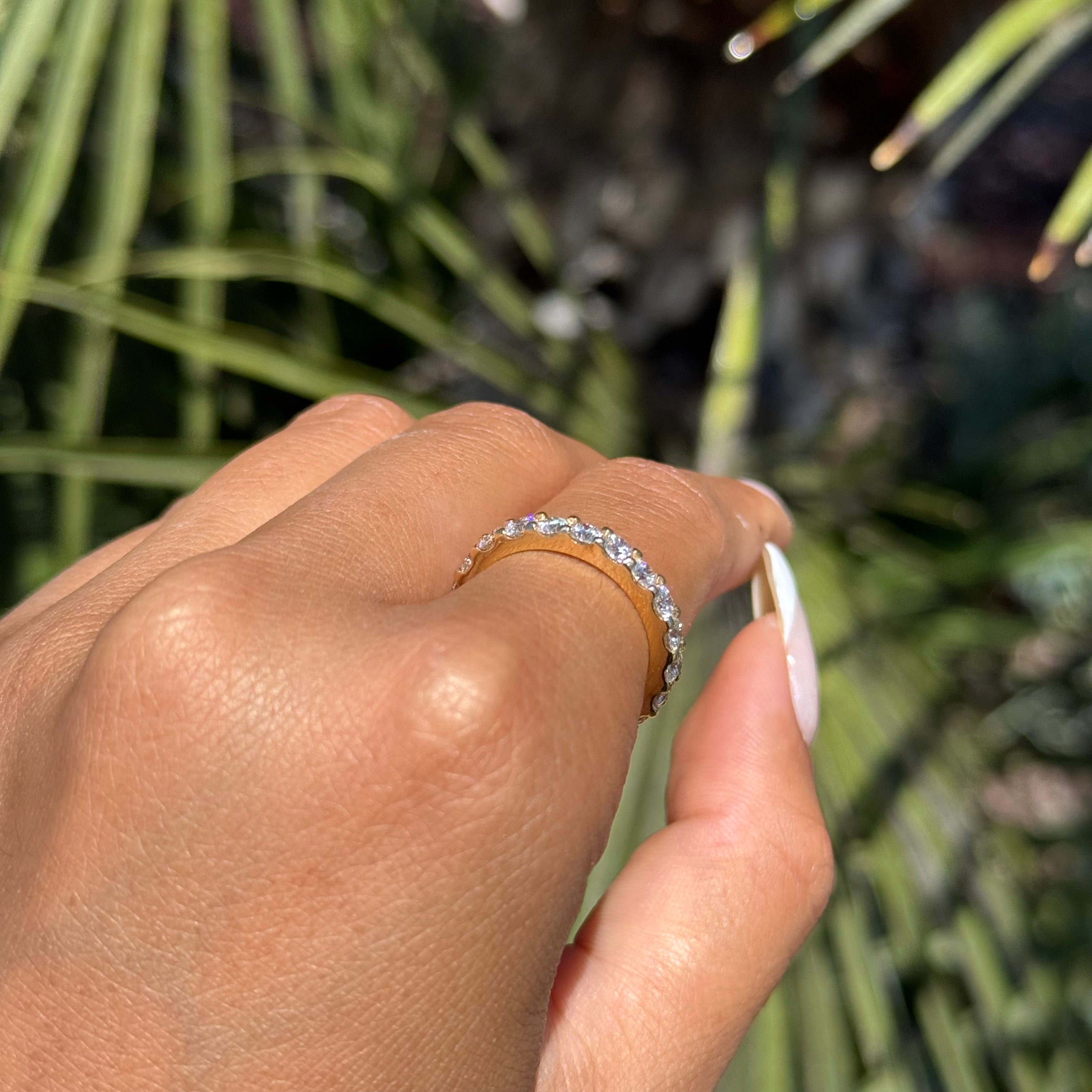 Lab Grown 3.5mm Wedding Eternity Band