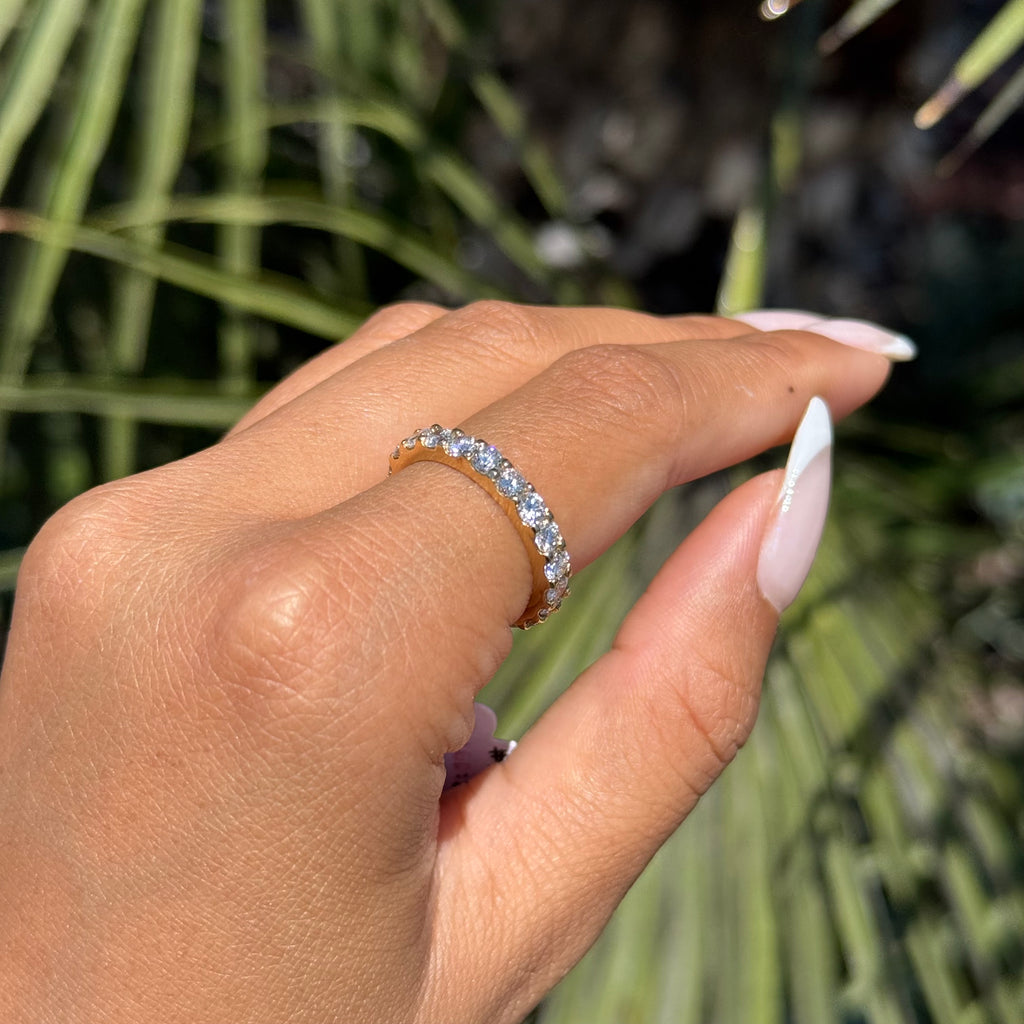 Lab Grown 3.5mm Wedding Eternity Band