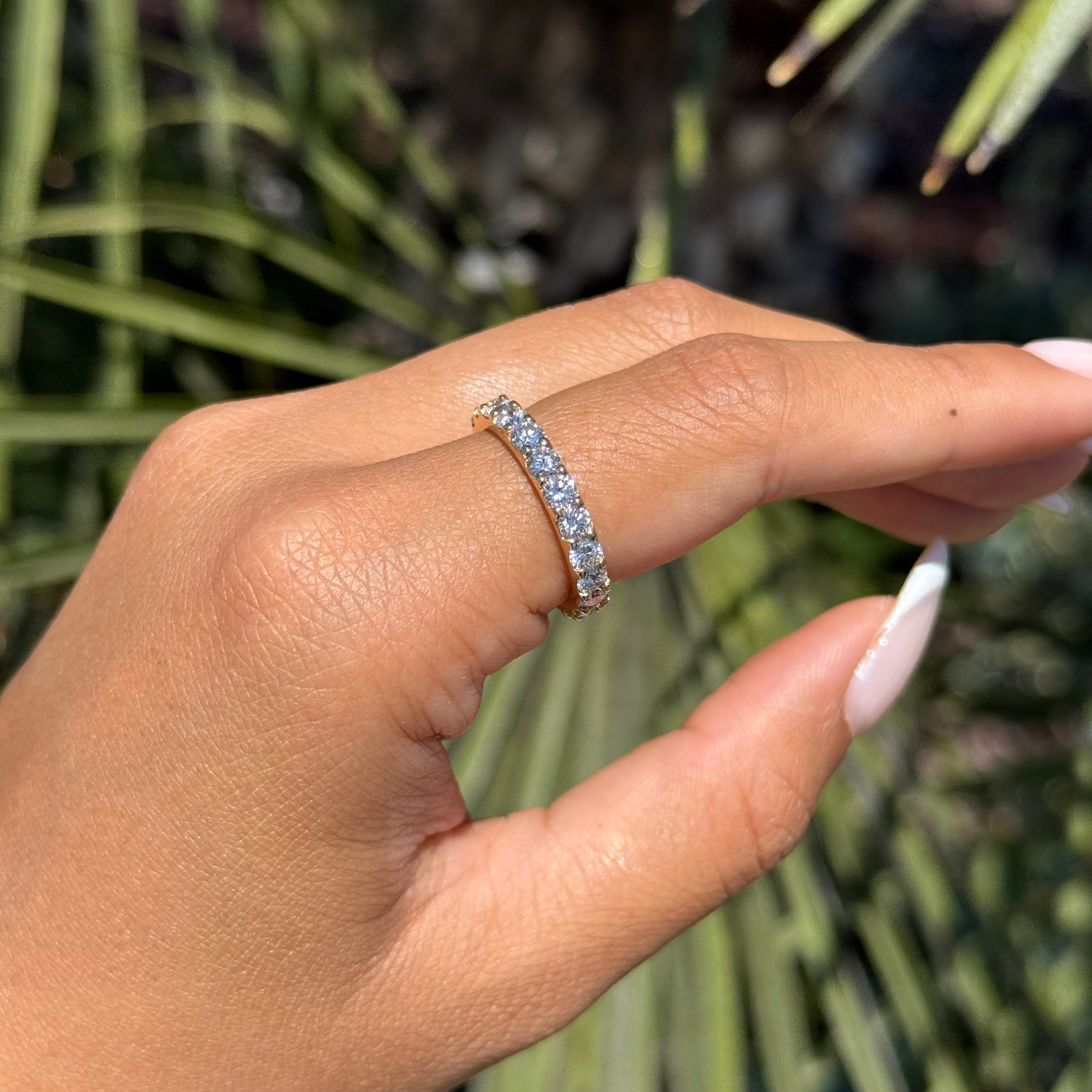 Lab Grown 3.5mm Wedding Eternity Band