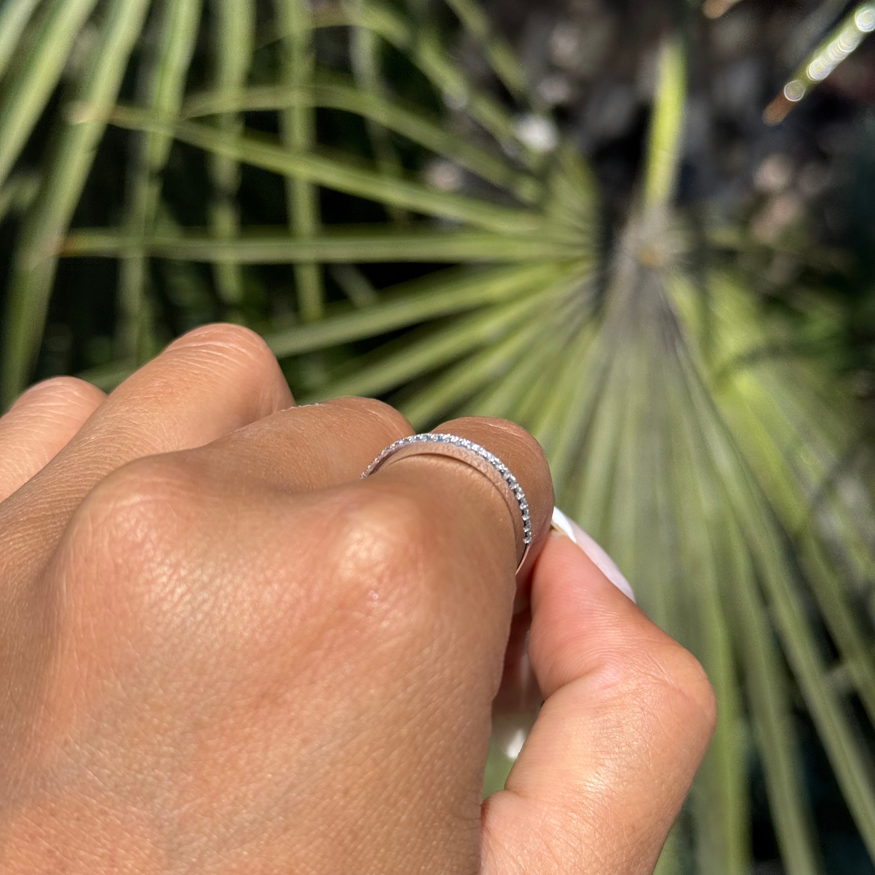 1.5mm 1/2 Diamond Wedding Band