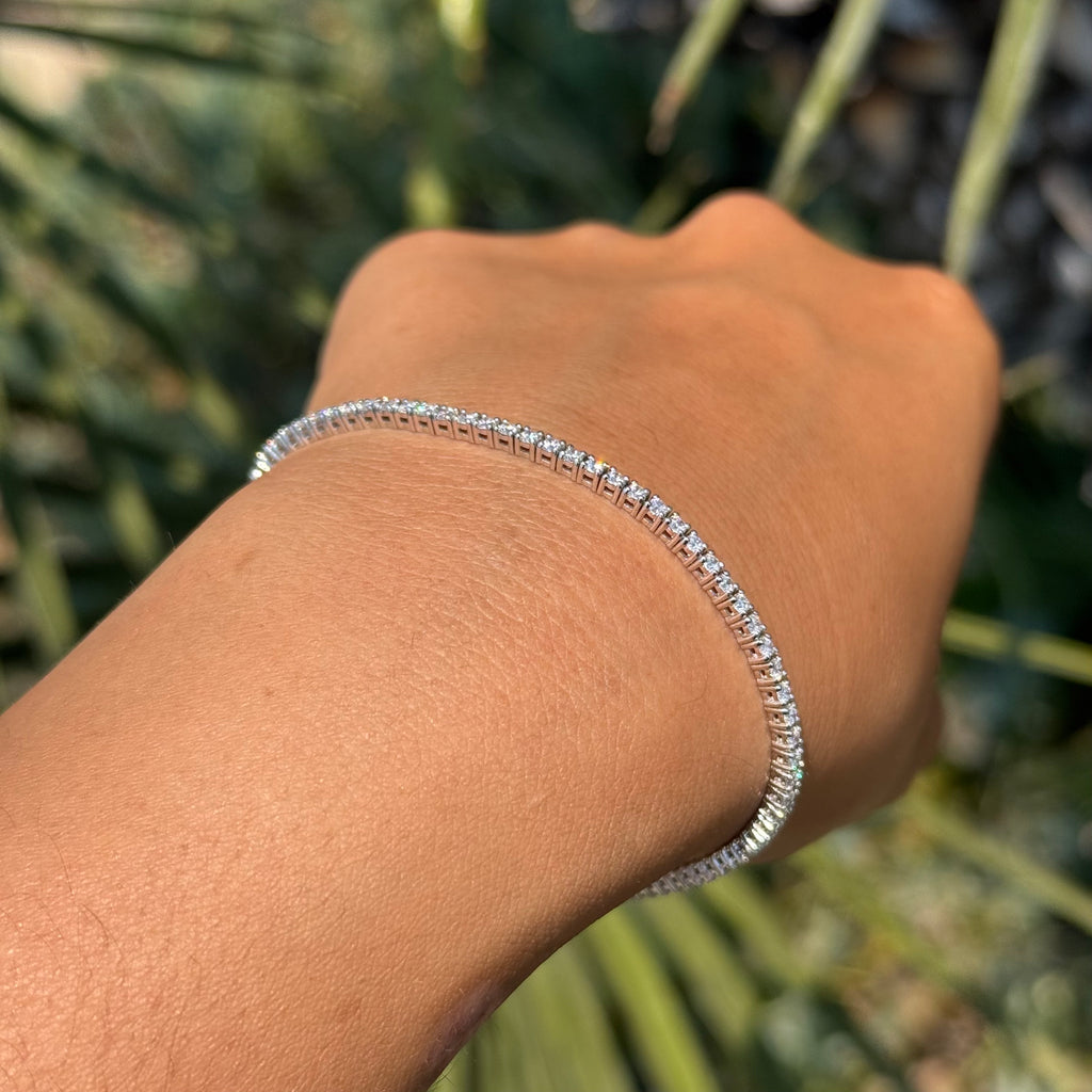 2MM Lab Grown Diamond Tennis Bracelet