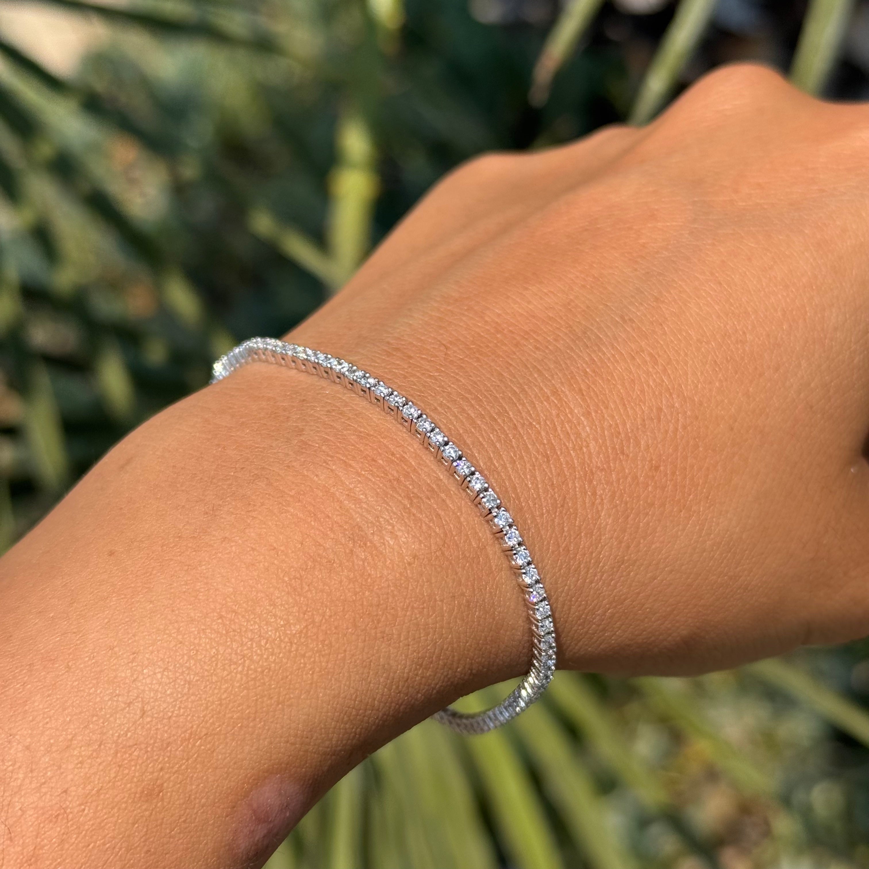 2MM Lab Grown Diamond Tennis Bracelet