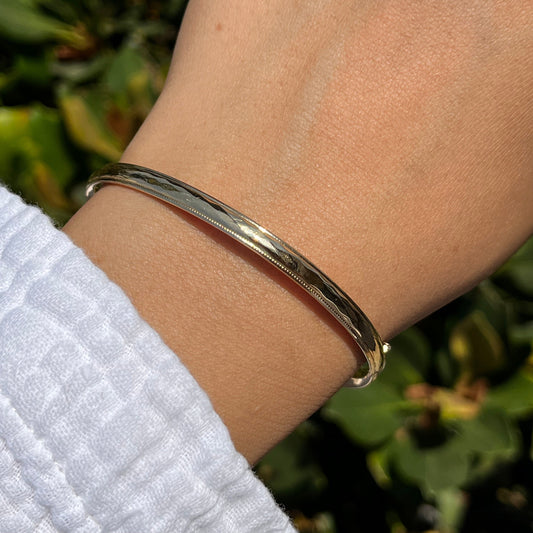 5mm Diamond Cut Bangle