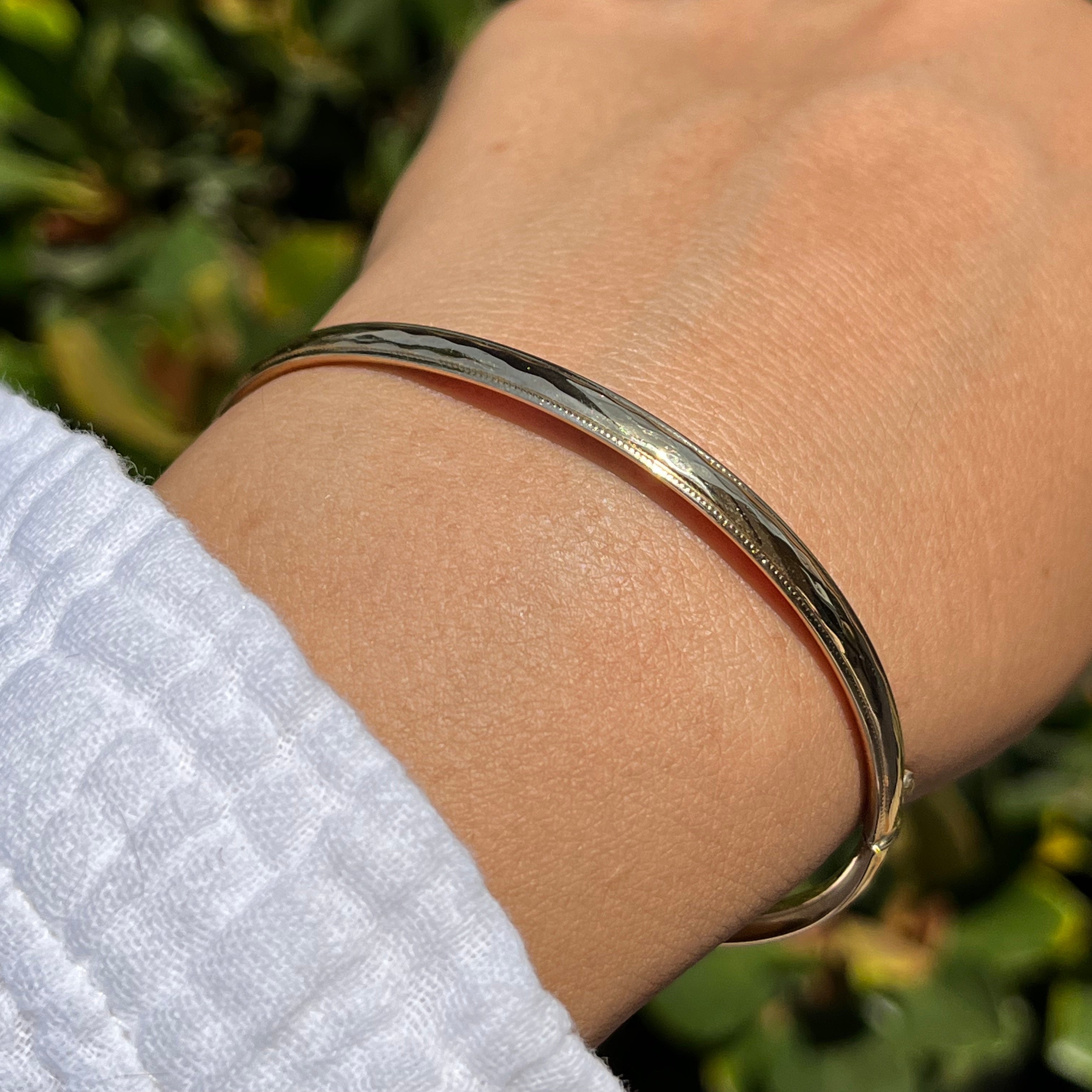 5mm Diamond Cut Bangle