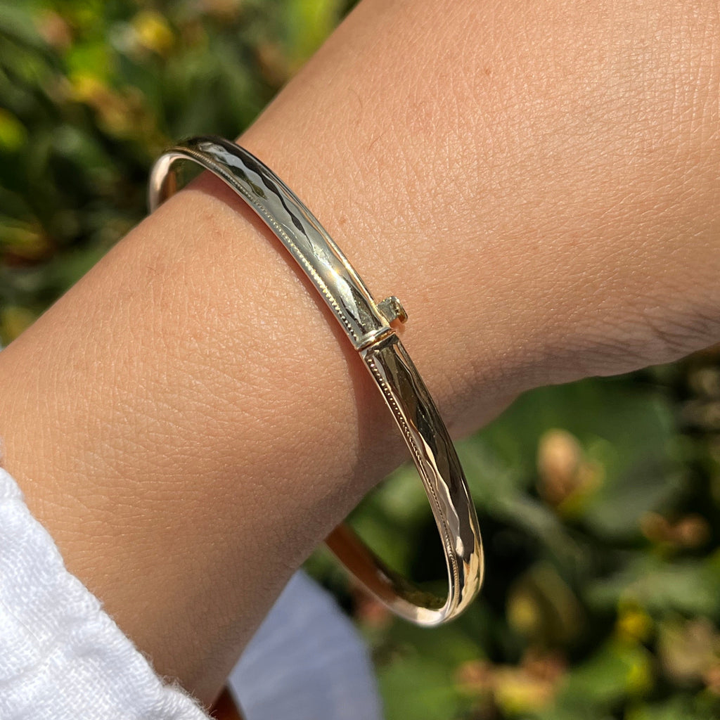 5mm Diamond Cut Bangle