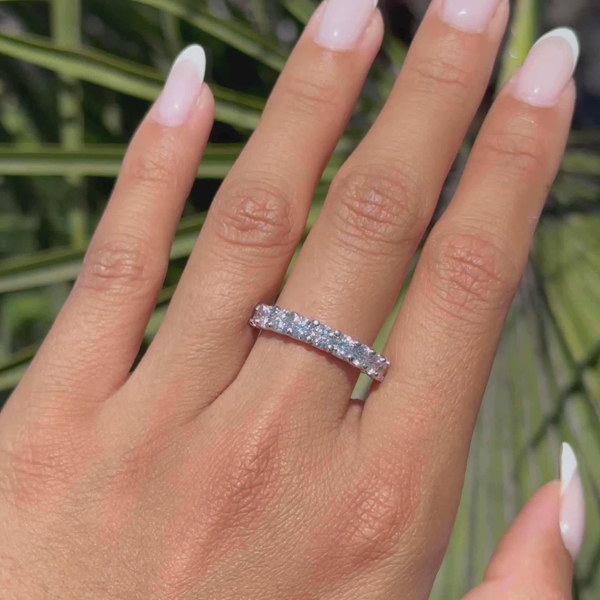 Lab Grown 3.5mm Wedding Eternity Band